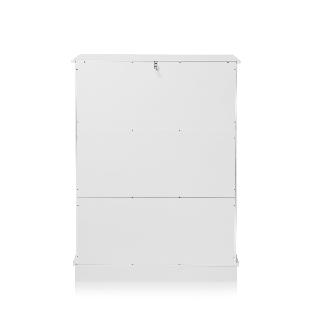   Harper 3 Tier Bookcase Shelving Unit White