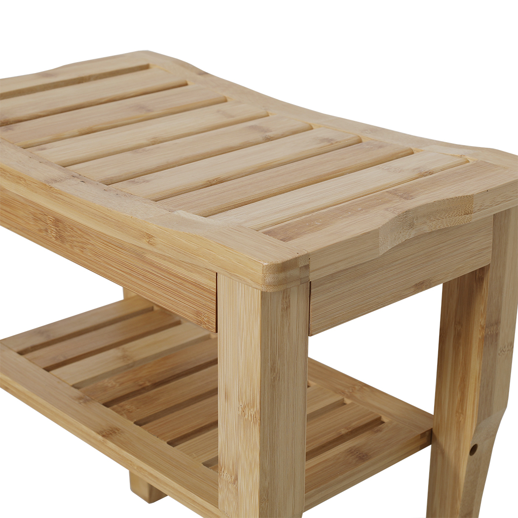   Bamboo Stool Natural