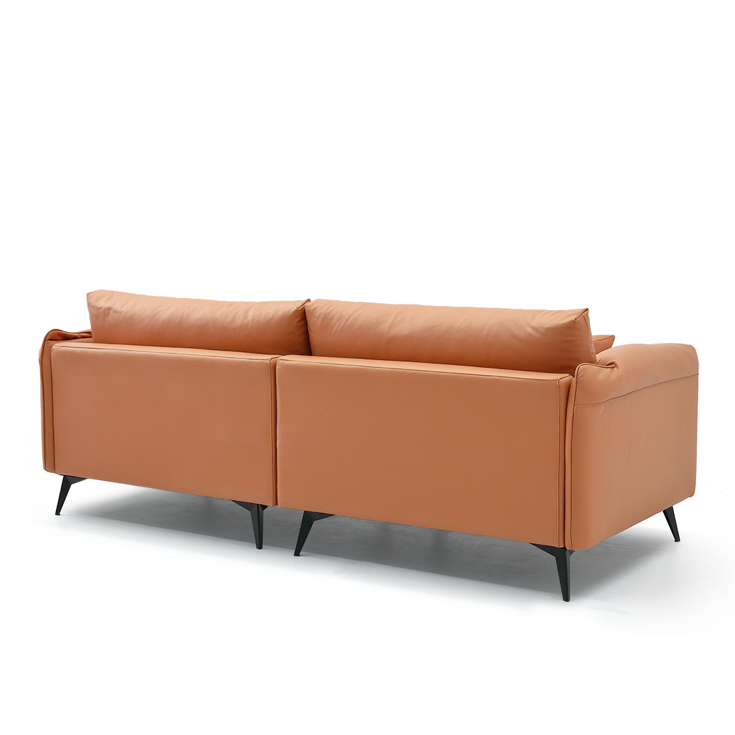   Lucas 3 Seater Sofa Caramel