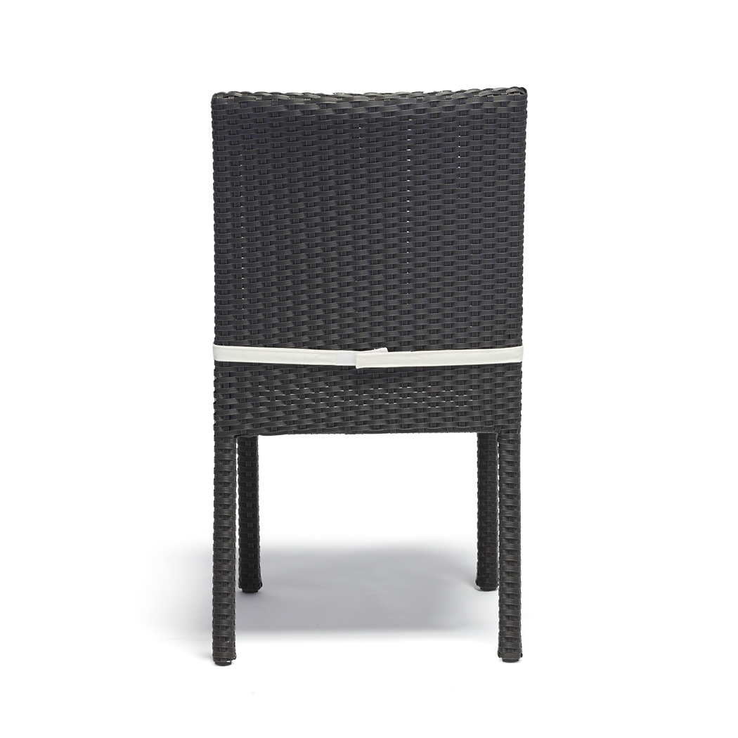   Wyatt PE Rattan Outdoor Dining Table Set Black