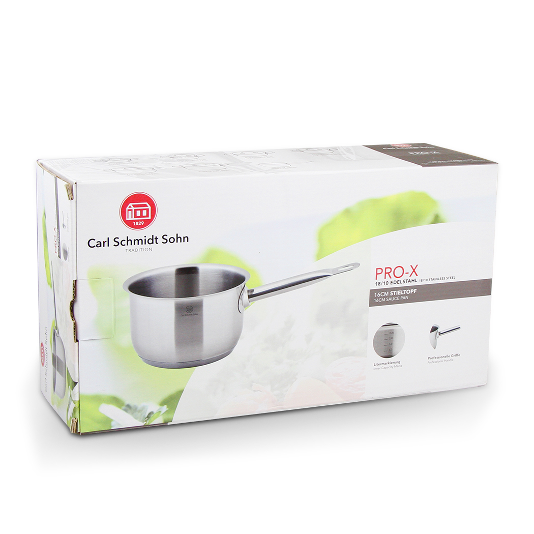   Pro-X Stainless Steel Saucepan 16cm 1.5L