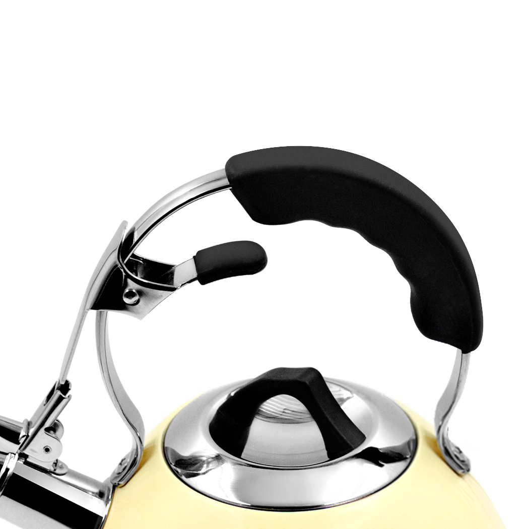   Aquatic Stainless Steel Whistling Kettle 3L Cream