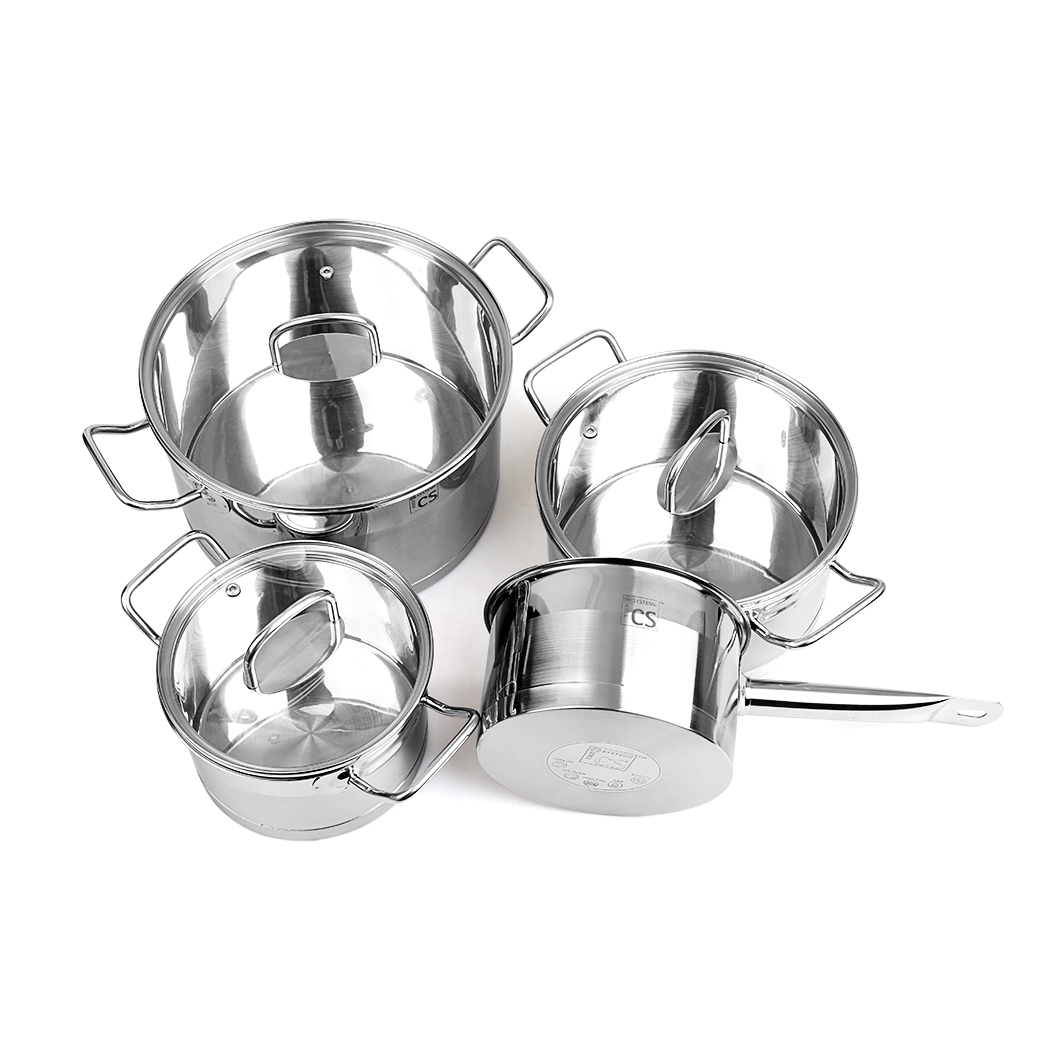 Herten 7pcs Stainless Steel Cookware Set