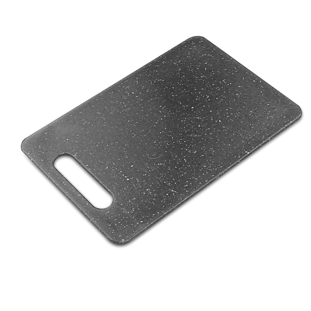   HOLSTEIN Plastic Cutting Board with Marble Look 35.5x25.5x0.8cm
