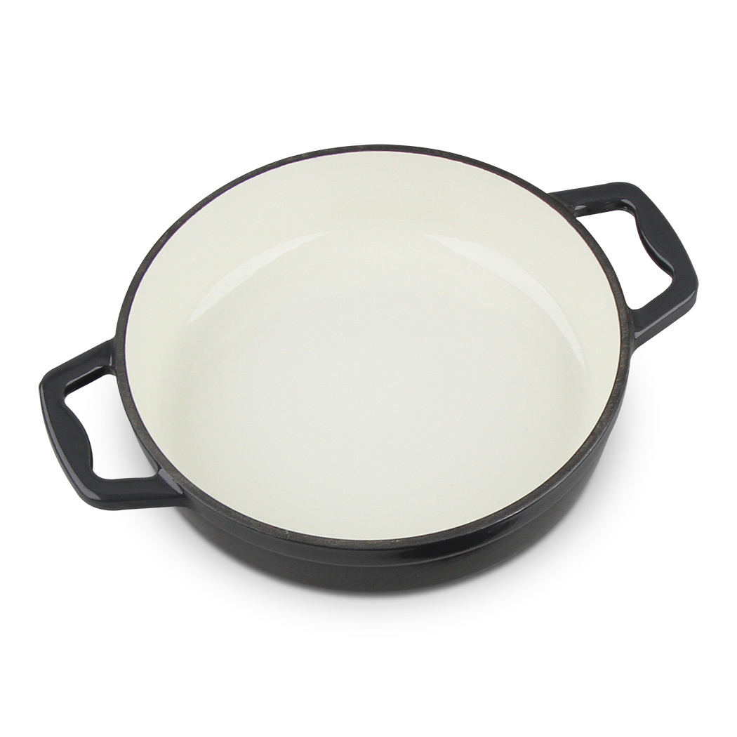   Xanten Cast Iron Casserole Grey 22cm
