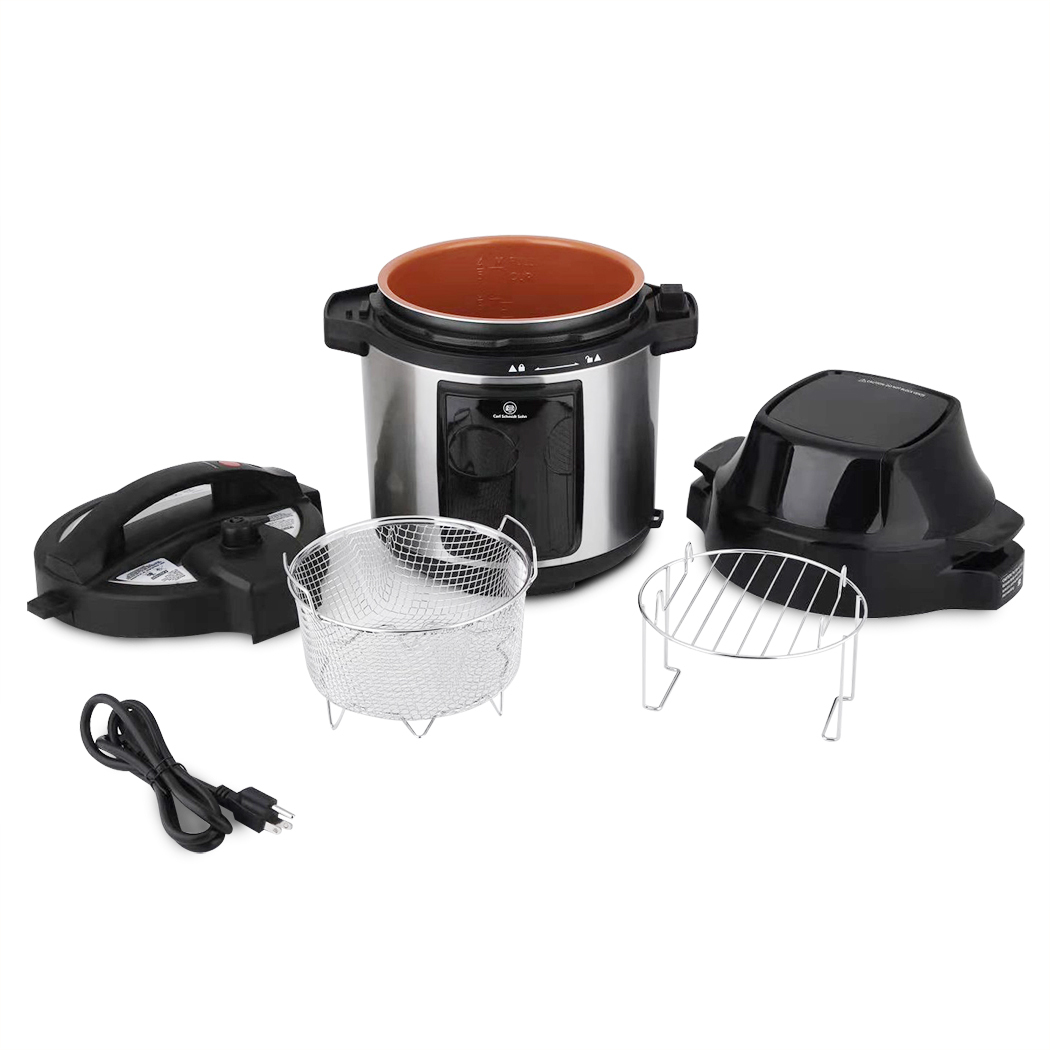 2 In 1 Air Fryer and Pressure Cooker Multi-Cooker 5.6L