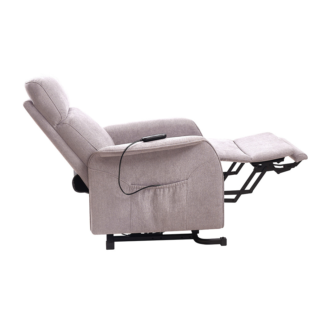   Yass Electric Recliner Lift Chair Vanilla Beige