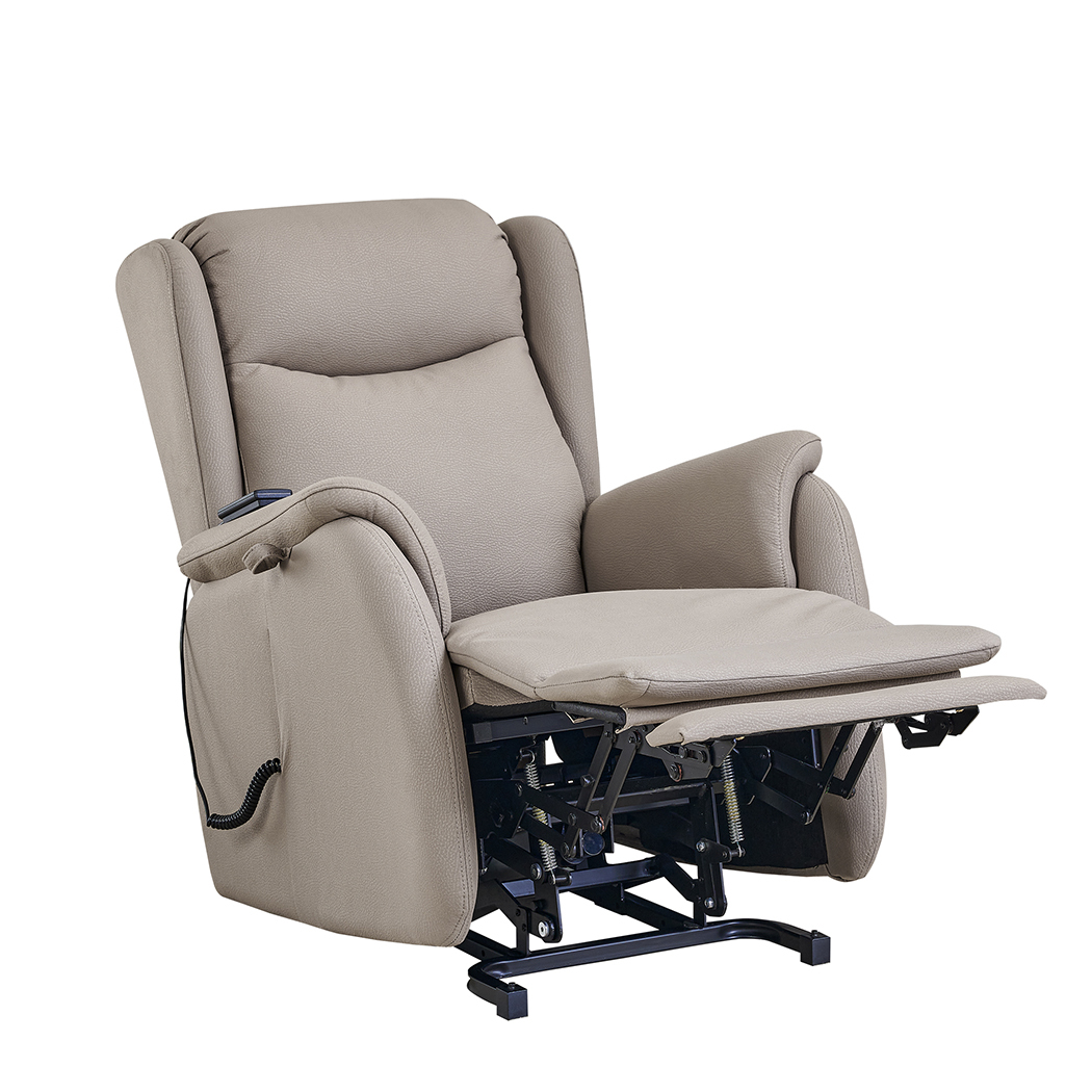   Hobart Electric Recliner Lift Chair Taupe Beige