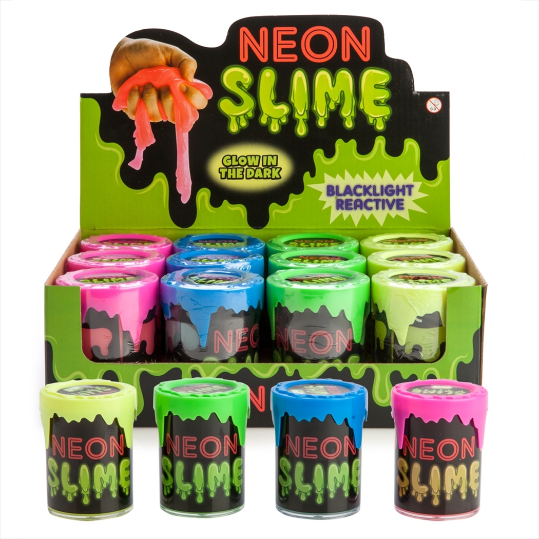   Glow-in-the-Dark Neon Slime