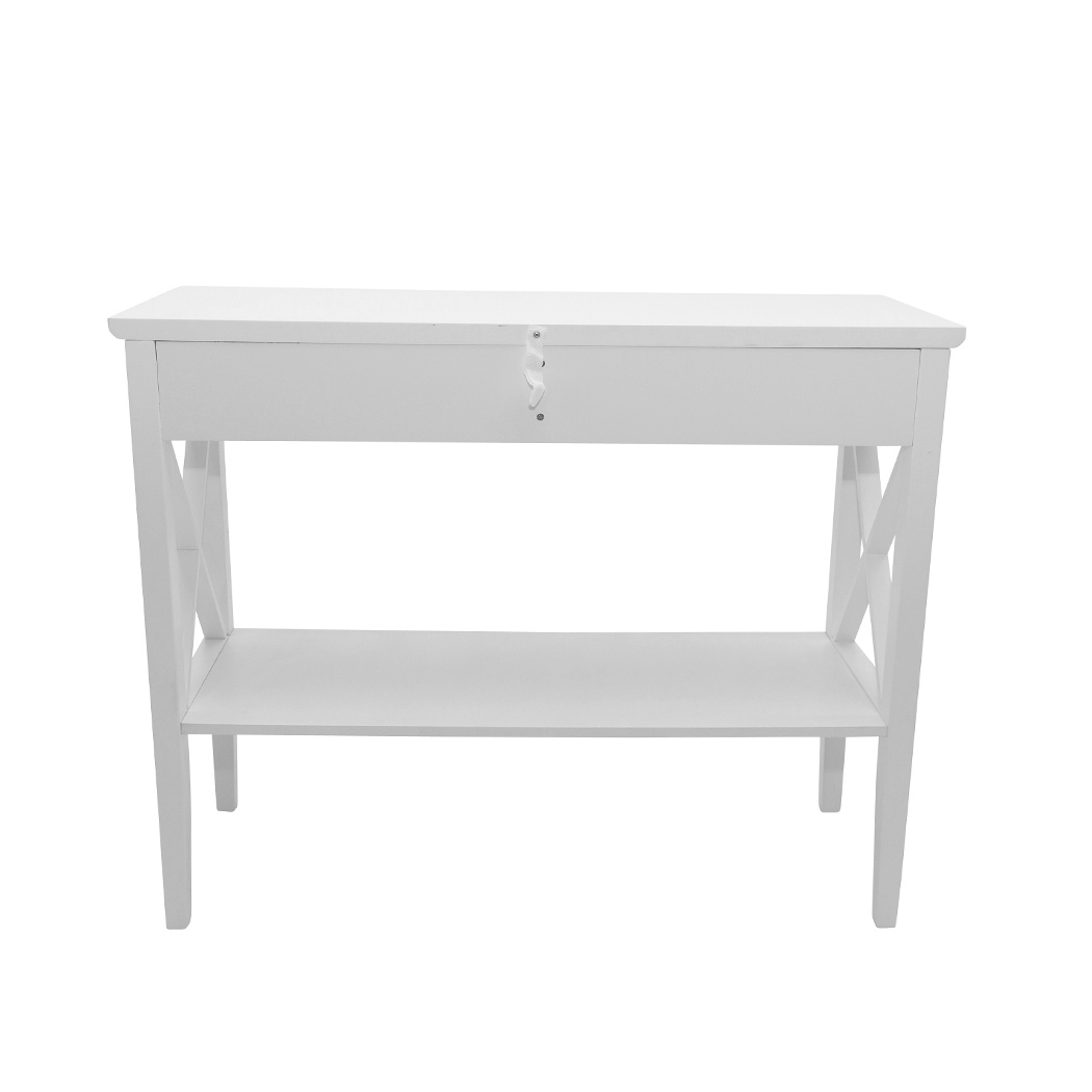   Long Island 2 Drawer Console Table - White