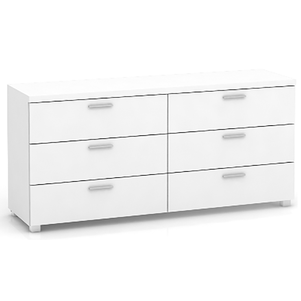   6 Chest of Drawers Table Cabinet - High Gloss