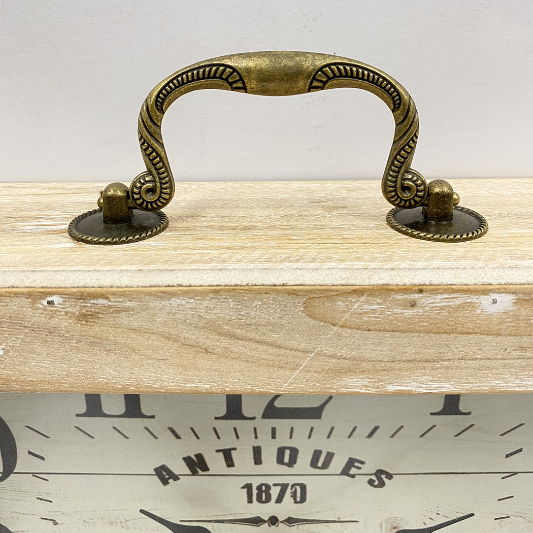   Classical Wooden Square Table Clock 30cm