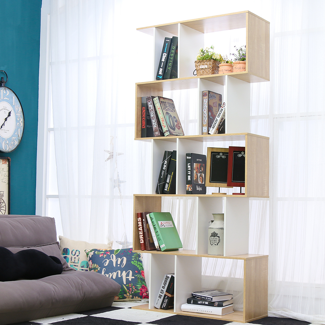   5 Tier Display Shelf Bookshelf Unit