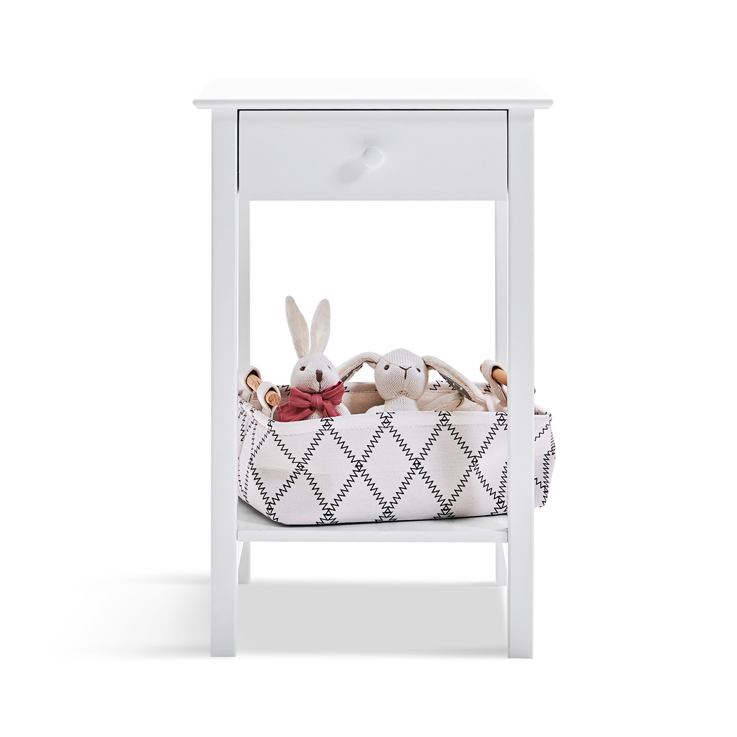  Franco Bedside Table White