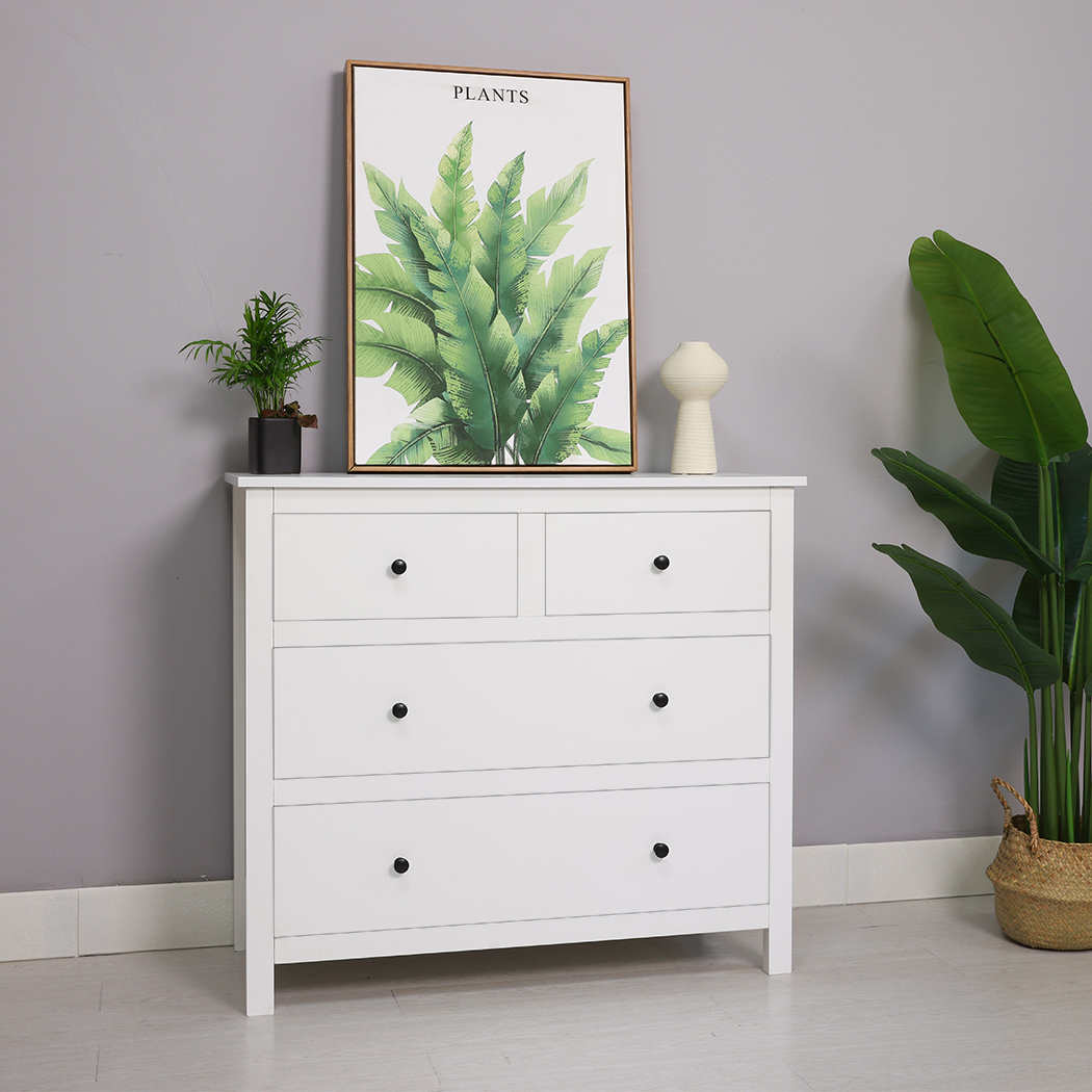   Franco 4 Chest of Drawers White