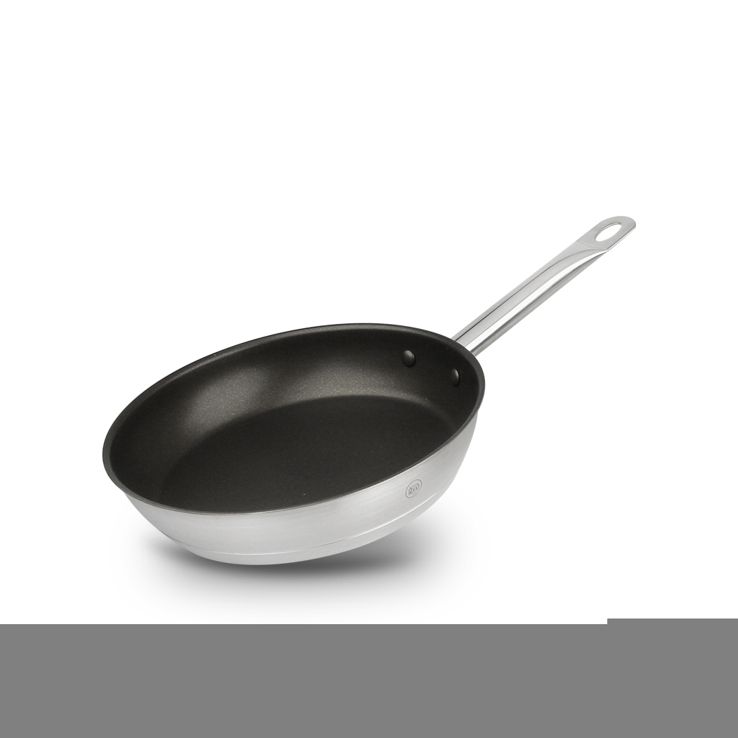   Pro-X Stainless Steel Frying Pan w/ Non-stick Coating 24cm