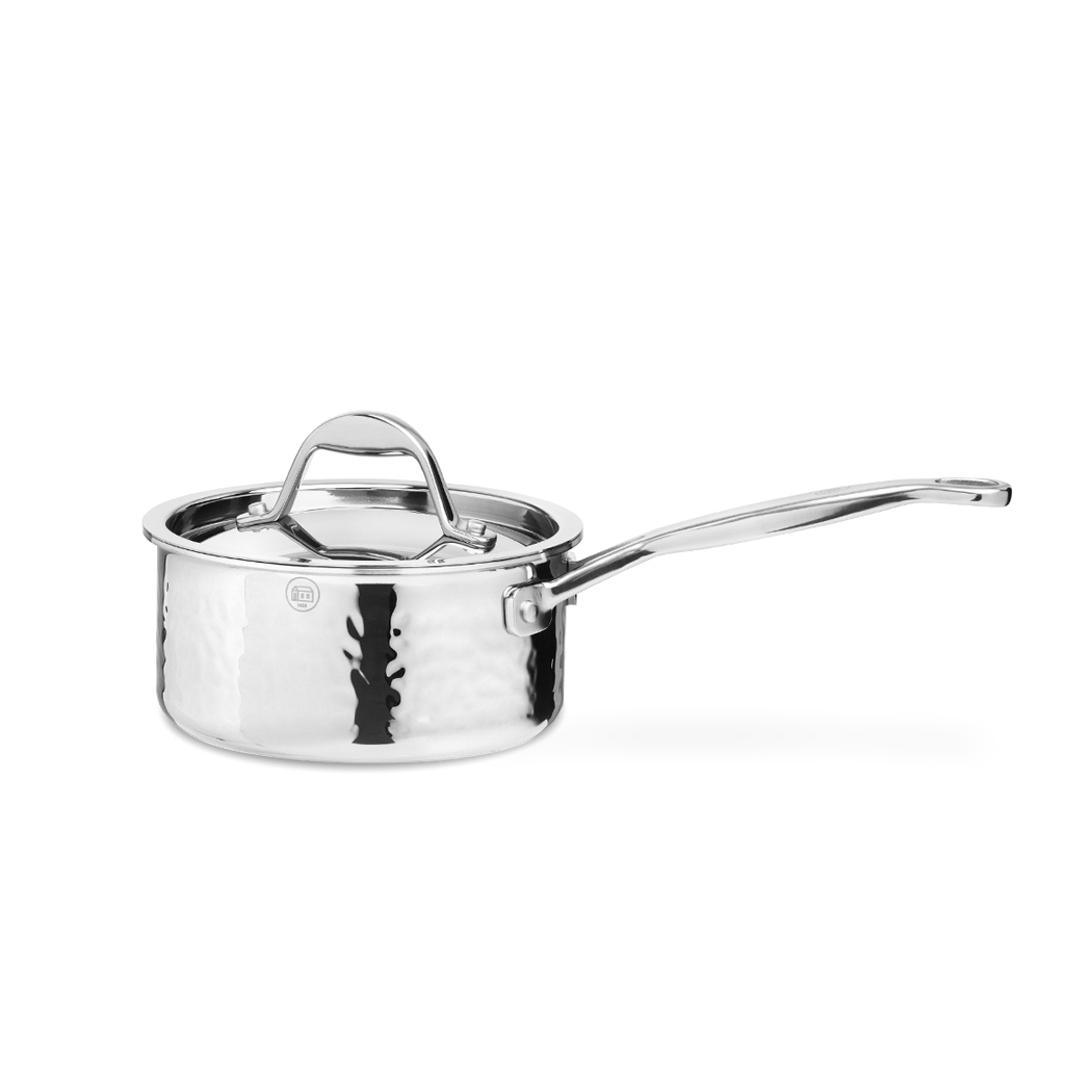  Stern Tri-ply Stainless Steel Saucepan with Lid 16cm