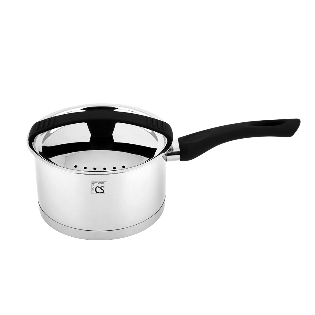   PADERBORN Stainless Steel Saucepan with Lid 16cm