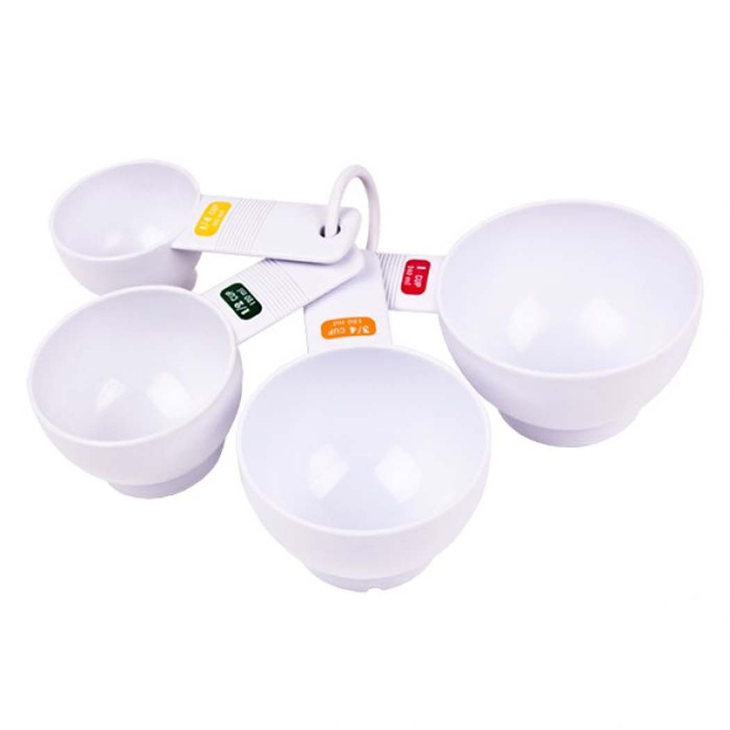   Appetito Set of 4 Plastic Measuring Cups 