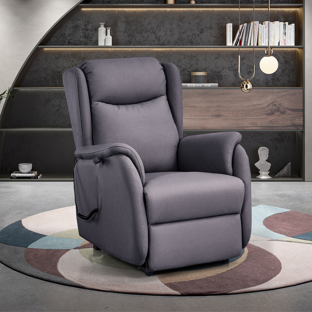   Hobart Electric Recliner Lift Chair Ash Black