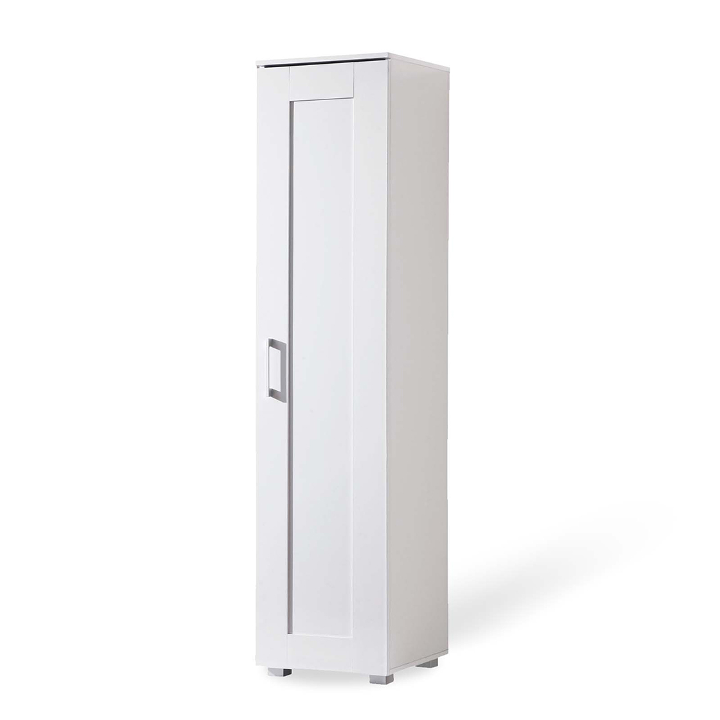   Montreal White Display Storage Cabinet - Single Door 