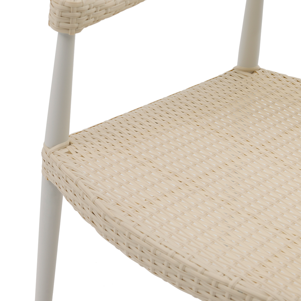   Porto 4 Piece Outdoor Coffee Table & Chair Set Beige