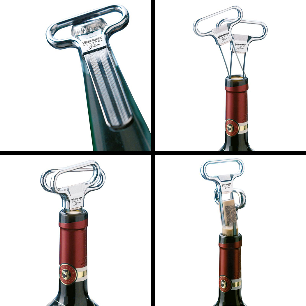 Monopol "Exquisit" AhSo Cork Puller Wine Opener Two Prong Cork