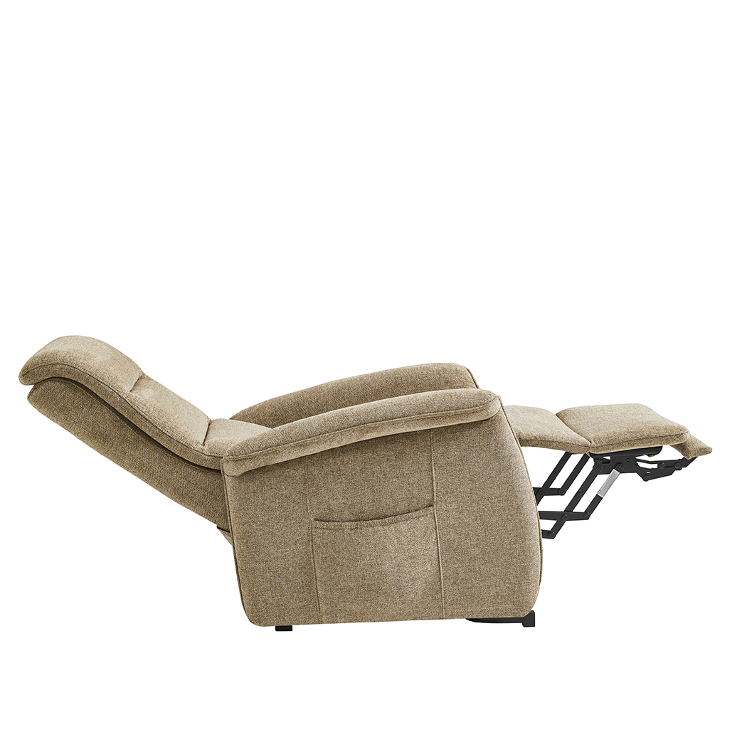   Tasman Electric Recliner Lift Chair Taupe Beige