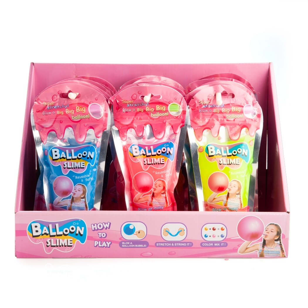   Balloon Slime with Straw