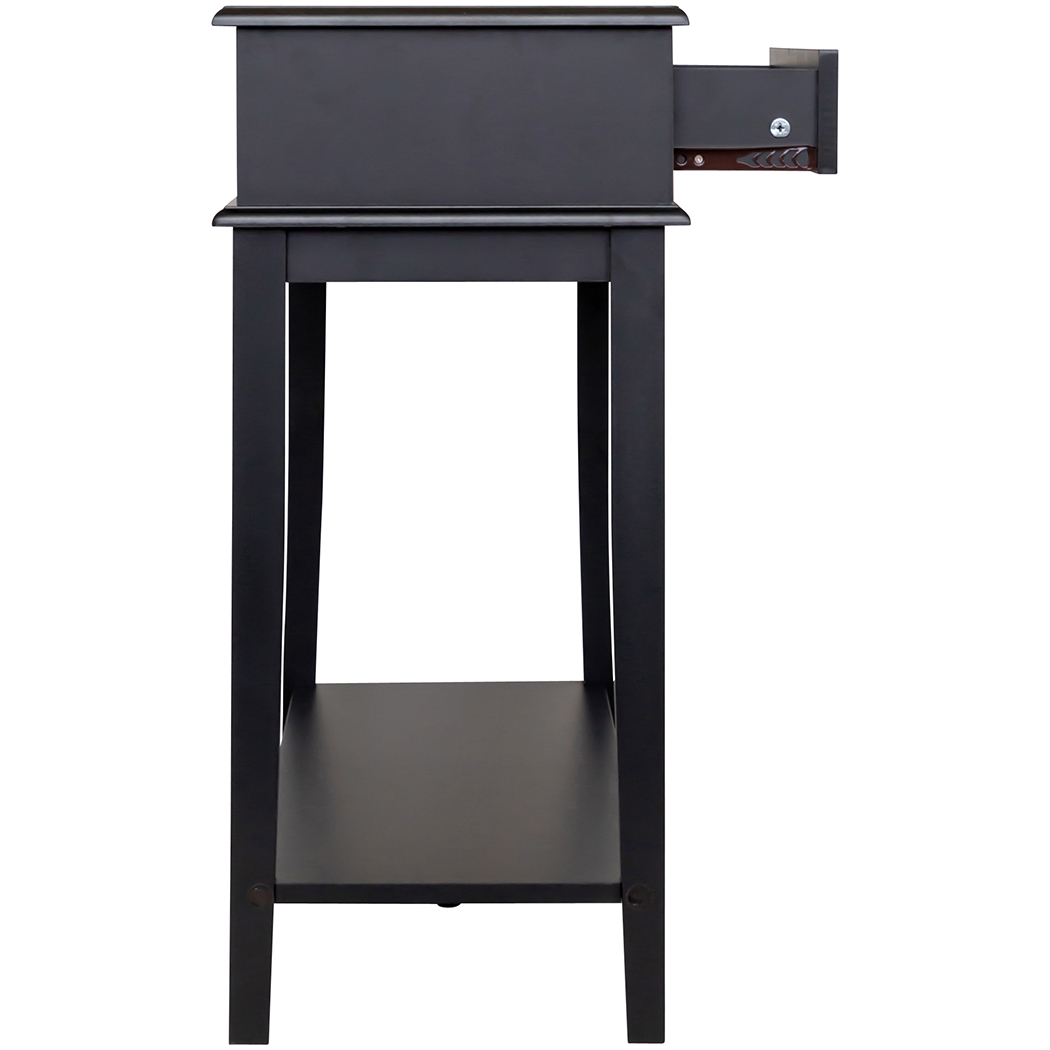 Chloe 2 Drawer Console Table Black