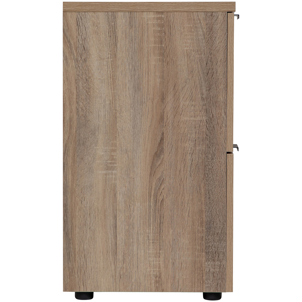   Rico 2 Drawer Filing Cabinet Light Sonoma Oak