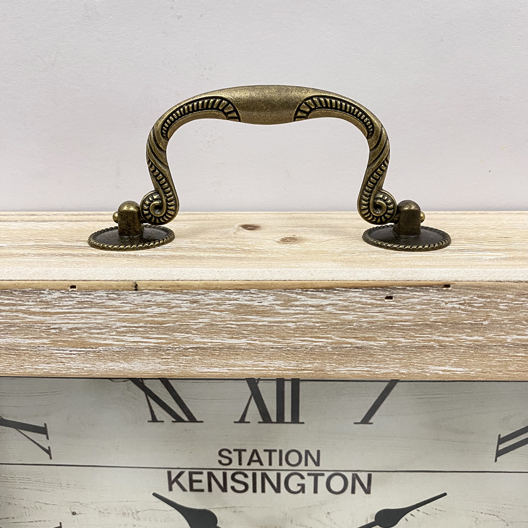  Classical Wooden Square Table Clock 30cm