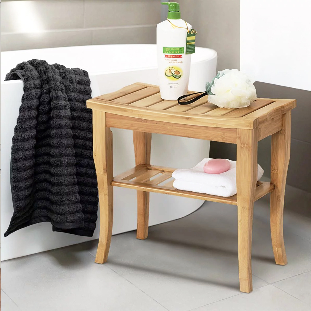   Bamboo Stool Natural