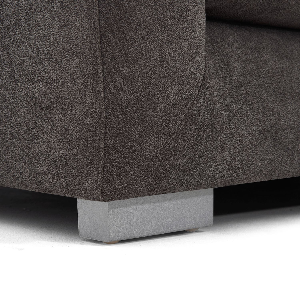   Harmony 3 Seater Fabric Sofa Grey