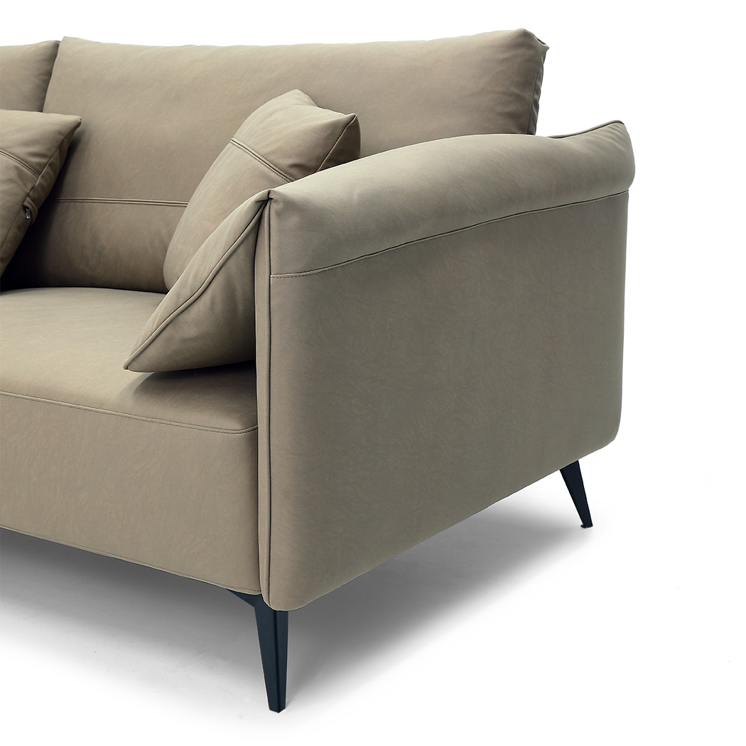   Lucas 3 Seater Sofa Camel