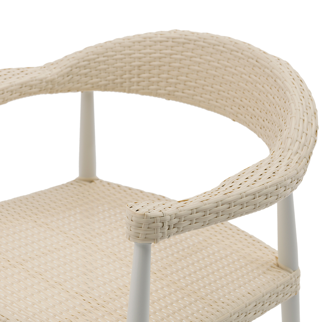   Porto 4 Piece Outdoor Coffee Table & Chair Set Beige
