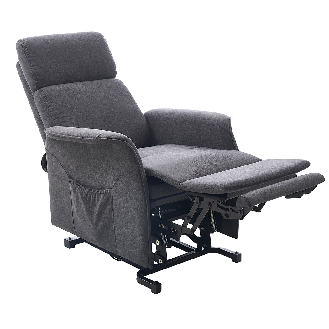   Yass Electric Recliner Lift Chair Charcoal Grey