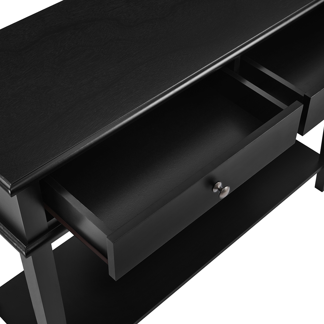  Chloe 2 Drawer Console Table Black