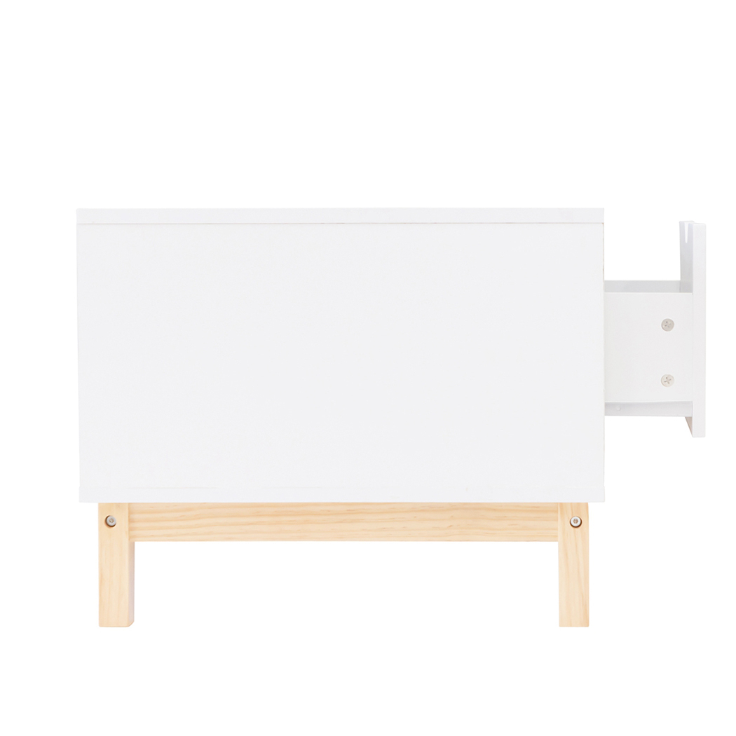   Alma Scandi 1 Drawer 1 Shelf Coffee Table