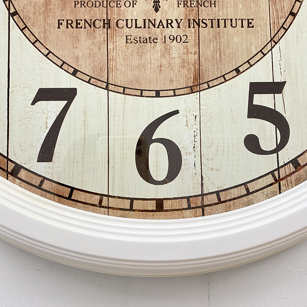   Antique Metal Frame Wall Clock 62cm
