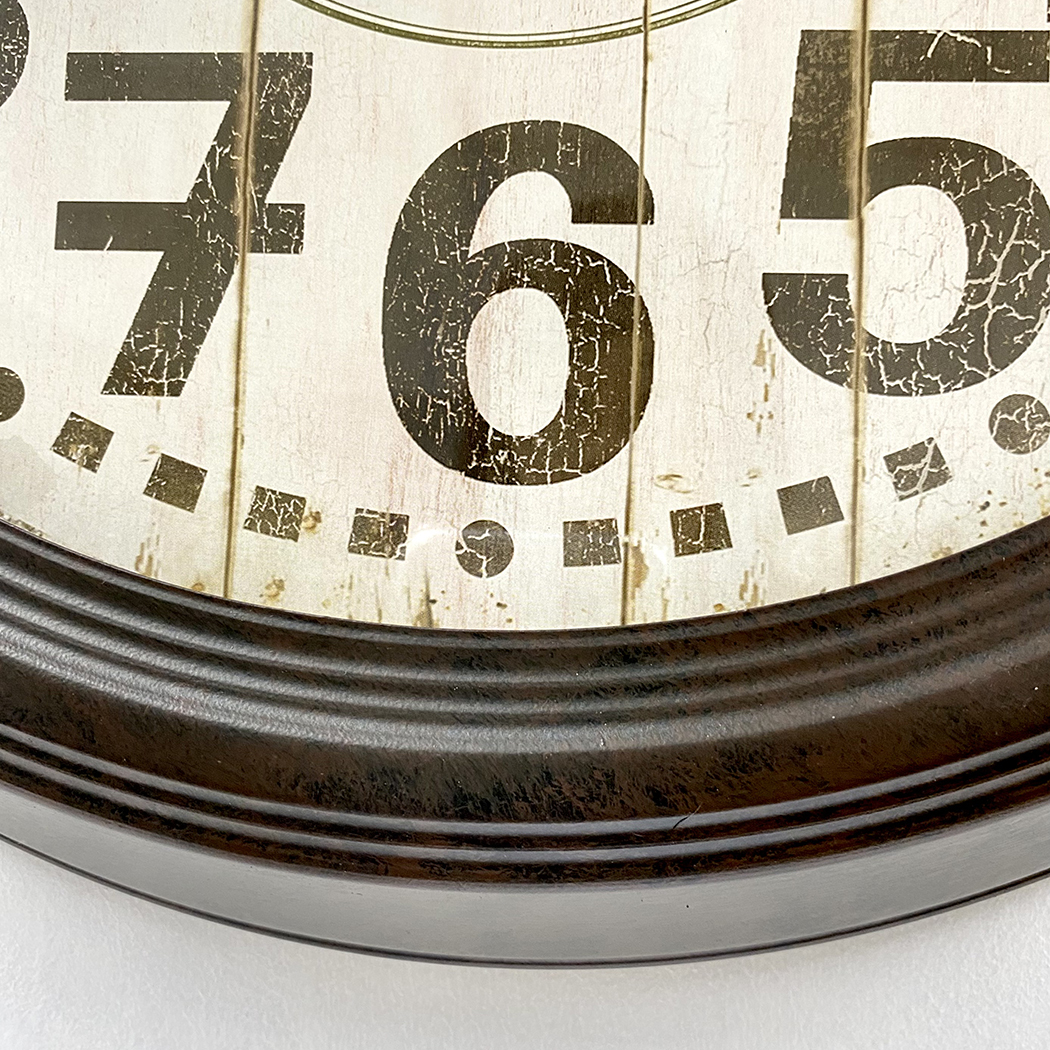   Antiquite Clock French Country Metal Frame Wall Clock 47cm