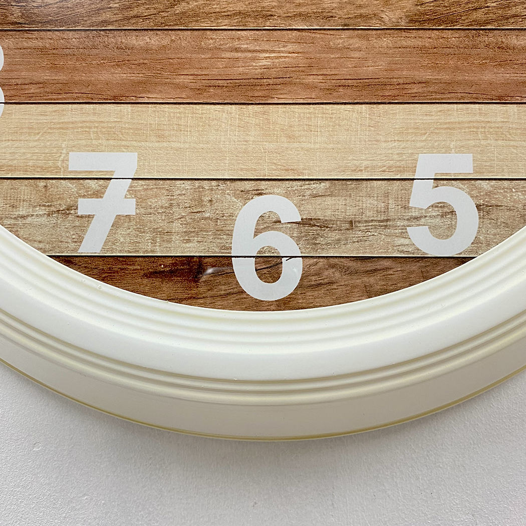   Hamptons Style Metal Frame Wall Clock 46cm