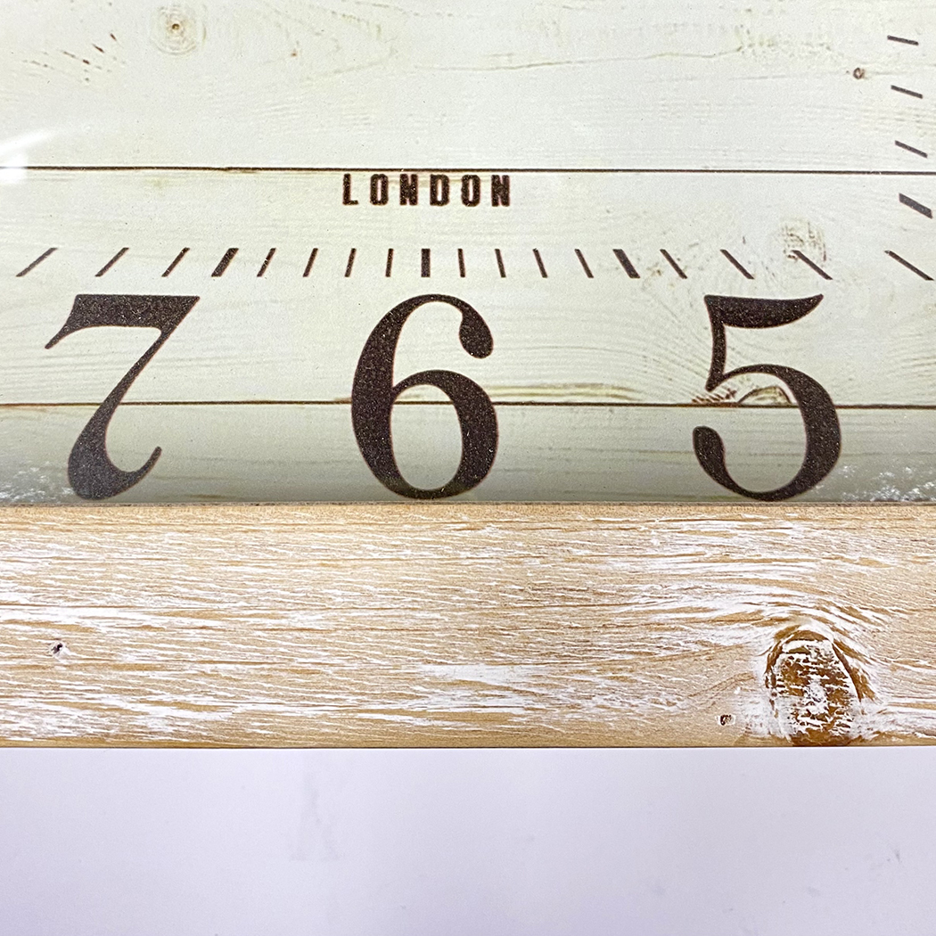   Classical Wooden Square Table Clock 30cm