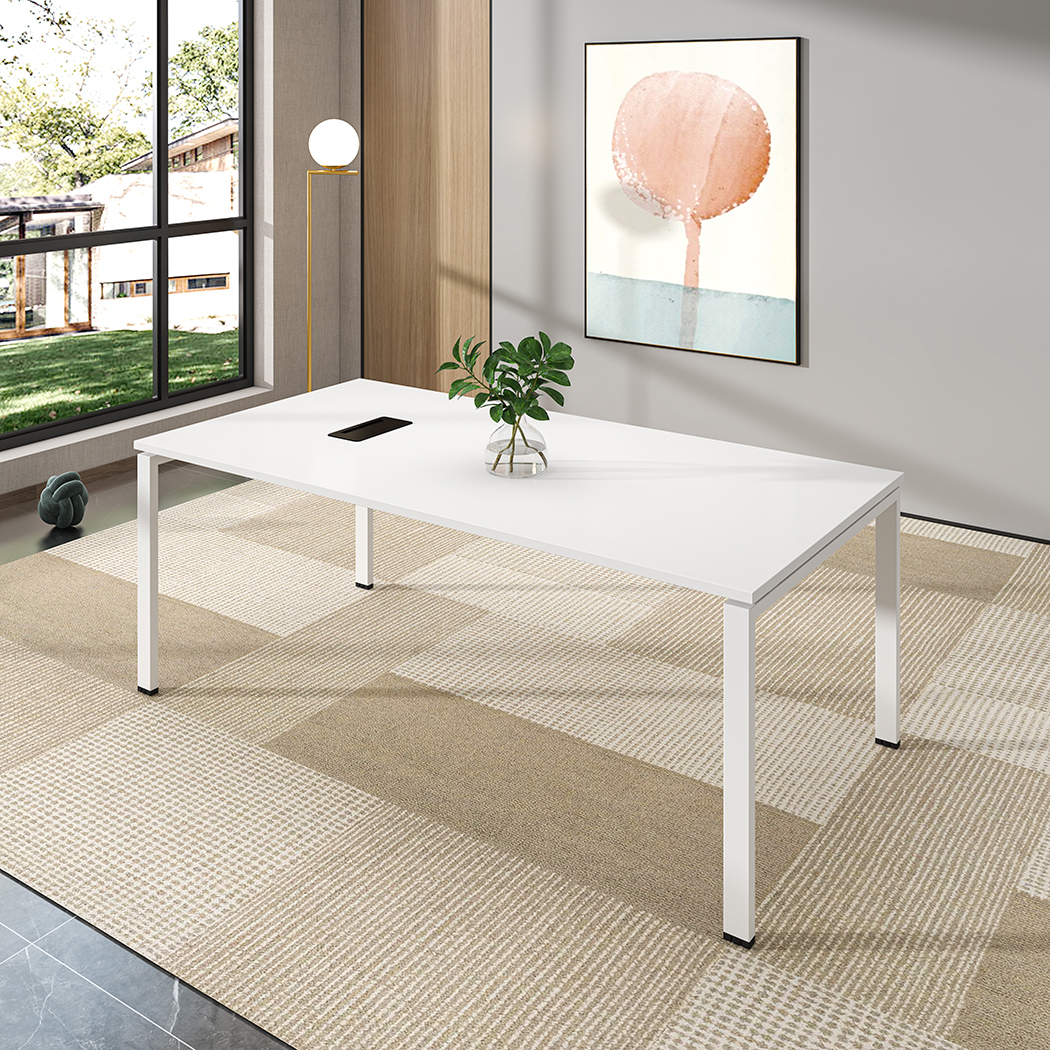   Emery 2m Meeting Table White