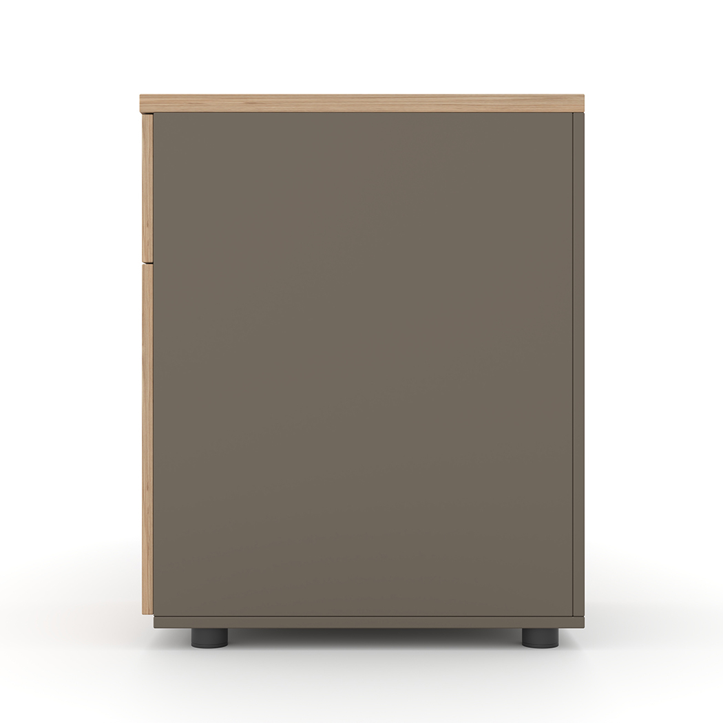   Ellis 120cm Office Computer Desk Oak Grey