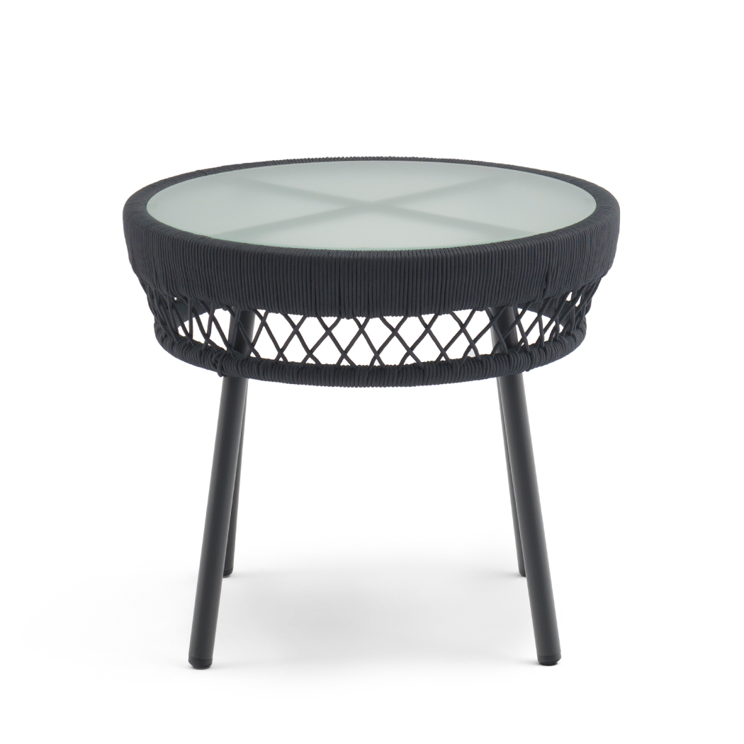   Hilda 2 Seater PE Rattan Outdoor Lounge Set Coffee Table & Chairs