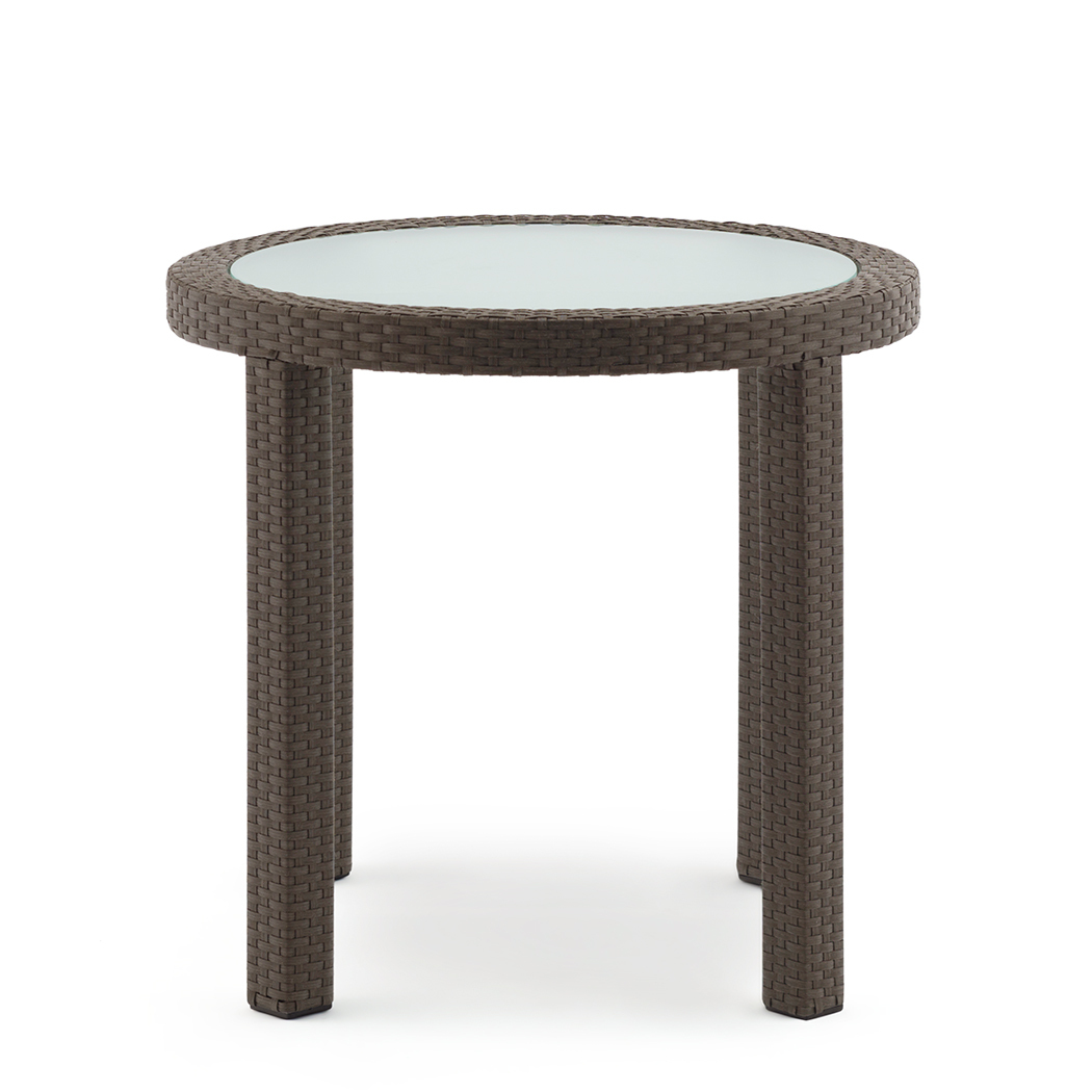   Bruno 4 Seater Outdoor Wicker Dining Table Set Brown