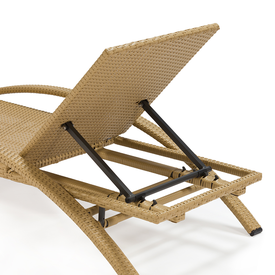   Sinnoh Outdoor Sun Lounge Bed Natural 