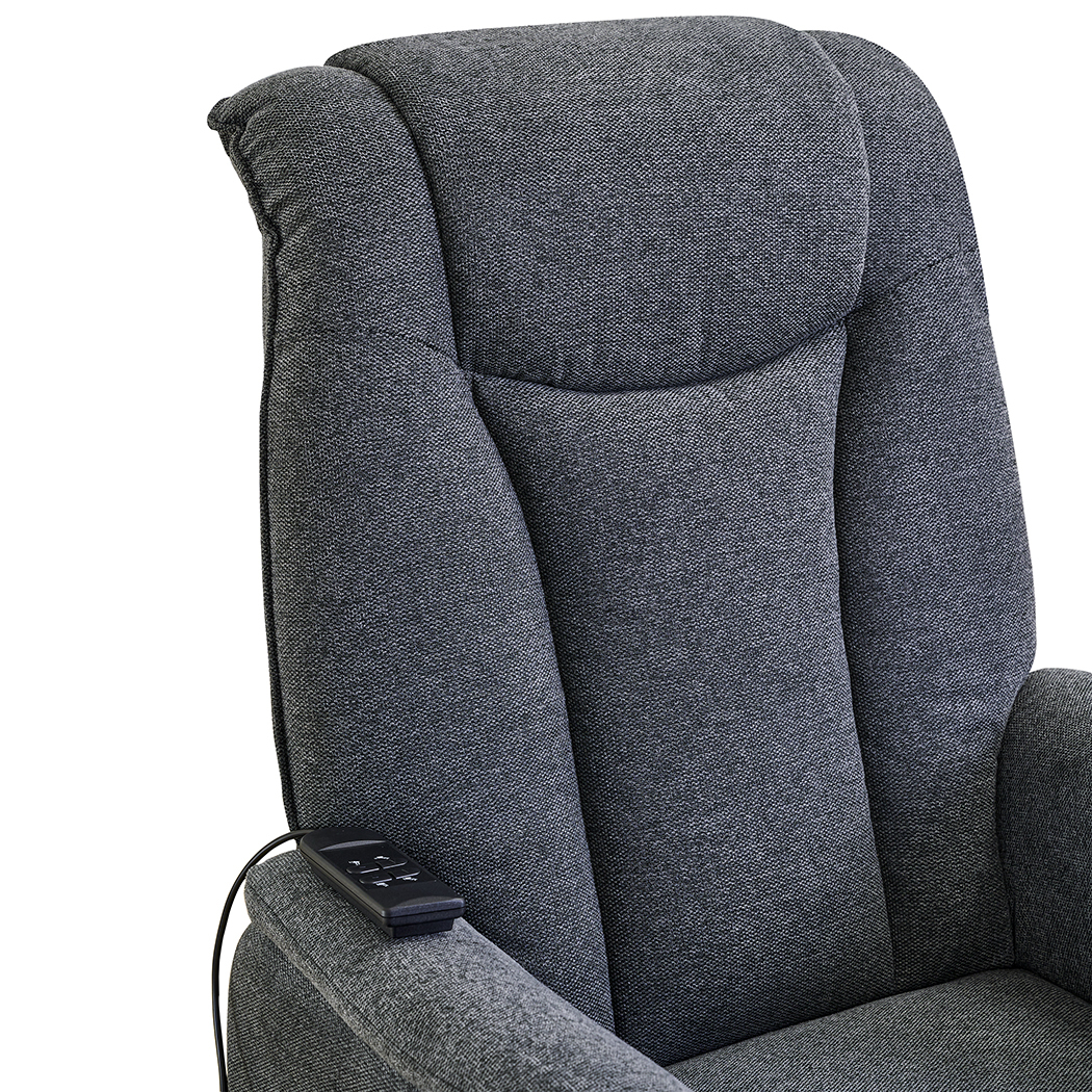   Harriton Electric Recliner Lift Chair Slate Grey