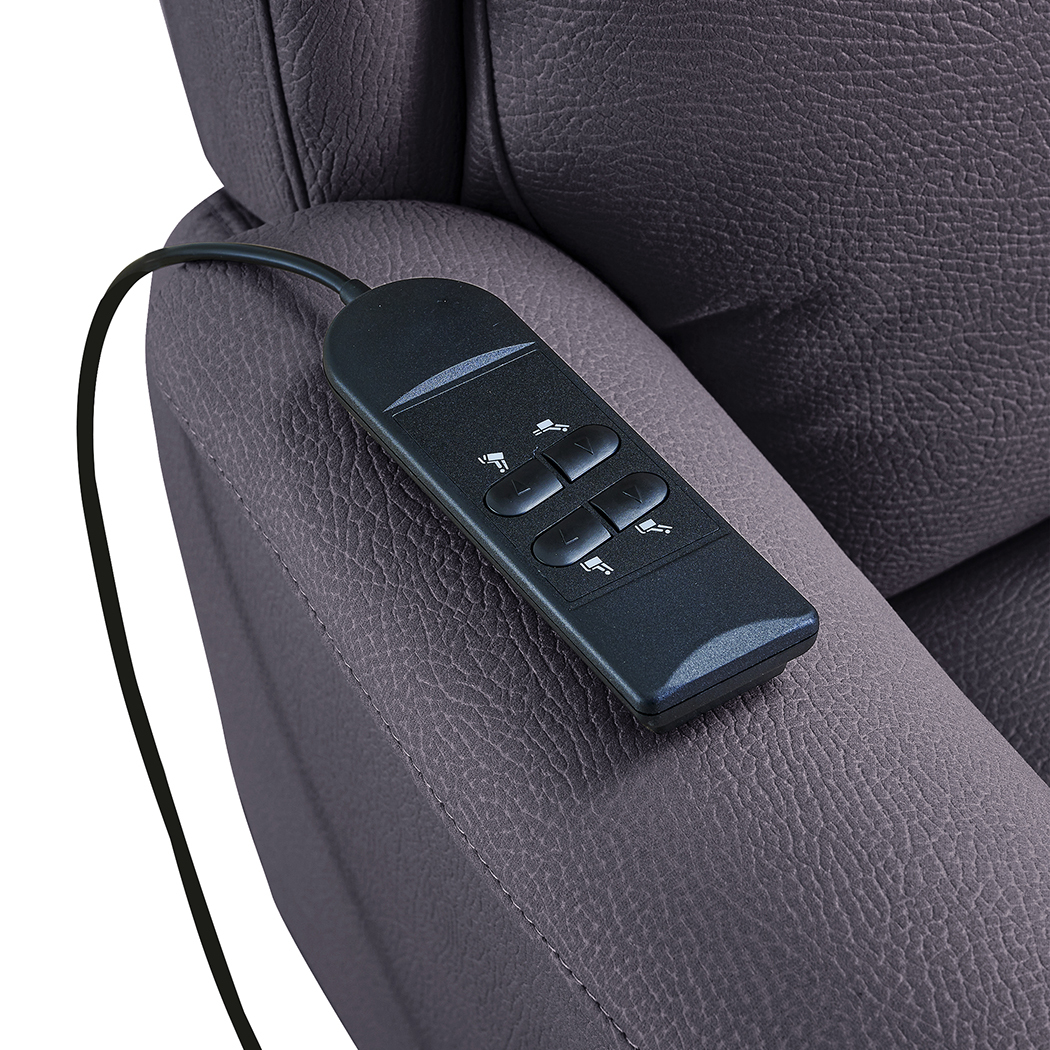   Hobart Electric Recliner Lift Chair Ash Black